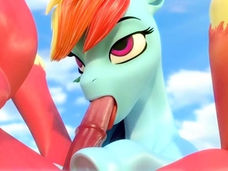 Clopician – Rainbow Dash Sucks Off Big Mac