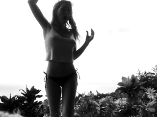 Euro amateur outdoor masturbation