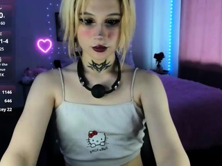 Cherry Blond Small Tit Babe Sucking