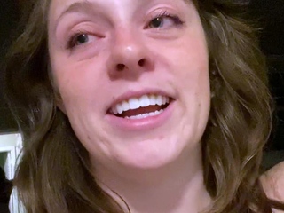 Cumshot amateur MILF suck and jerks dude in the bedroom