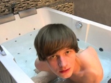 Antony Carter playing with his big cock