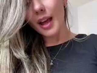 Busty curly brunette with big boobs fucks on couch