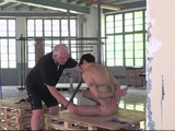 Kinky Master Bound His Naked Sub Tight