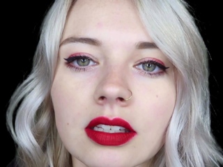 Sexy blonde chick solo masturbation