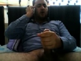 Big-Cock Hunk's Phone Cam Solo