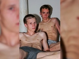 Two cute skinny boys doing striptease pic compilation