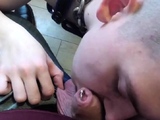 Fat Bear and Skinny Twink BDSM Cock Fun