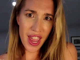 LinaBlackly – Earthquake Busty Wife’s Striptease Leads to