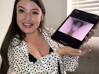 Amateur SPH femme teasing microdick