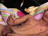 Cumthirsty asian guy analpounded by BF