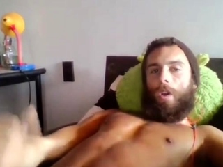 Moaning Masturbating Man