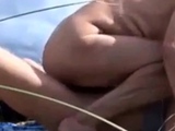 Older Man Barebacks Young Friend Outdoors