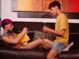 Handsome Gay Strokes Big Hard Cock