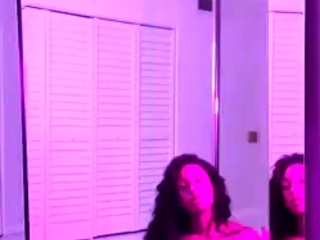 Jasmine Lotus Mirror Play With Dildo